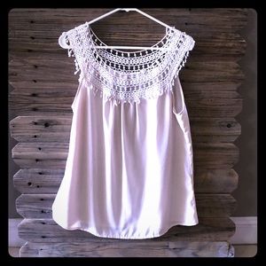 Boho Creme Tank